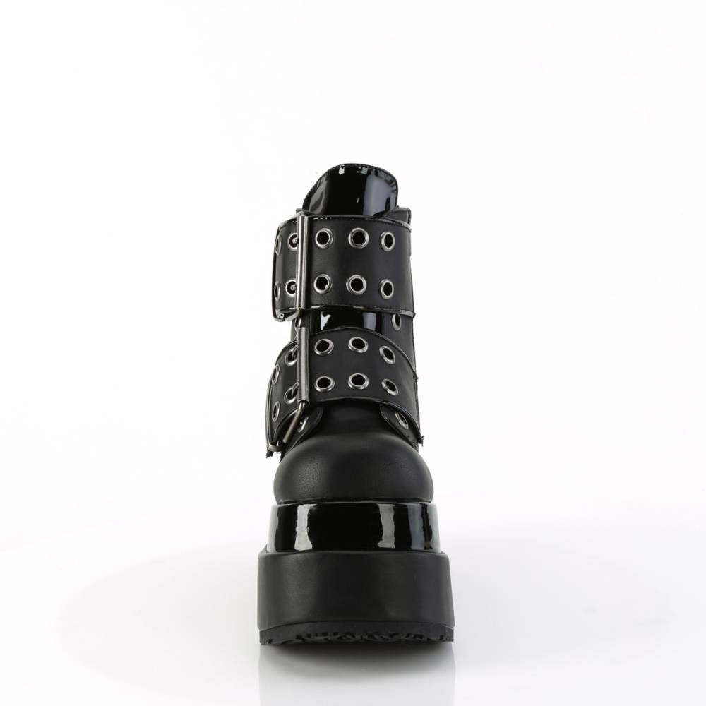 DemoniaCult - BEAR104 Platform Boots - Black